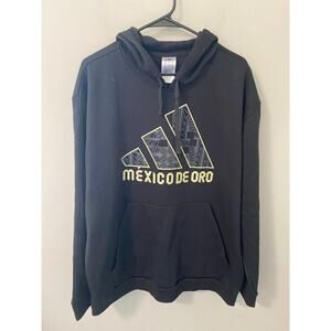 New Adidas Mexico De Oro Black Sweatshirt Size XL